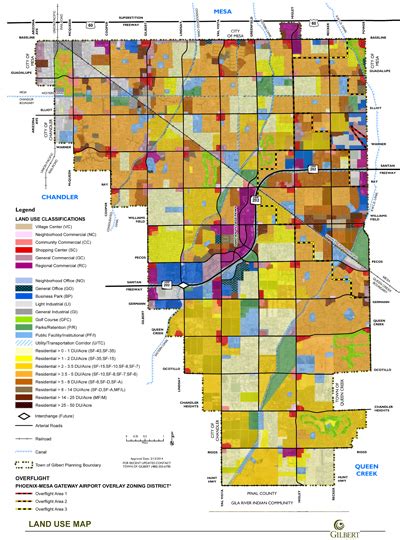 gilbert az zoning map